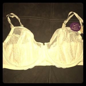 Sexy off white bra